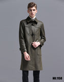 Tailored For Fine Quality Men Polyester Long Overcoat