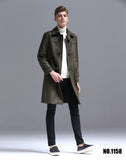 Tailored For Fine Quality Men Polyester Long Overcoat