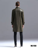 Tailored For Fine Quality Men Polyester Long Overcoat