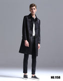 Tailored For Fine Quality Men Polyester Long Overcoat