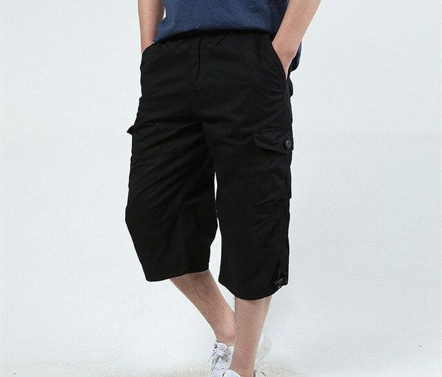 Mens Multi Pockets Short Trouser For Summer Walk