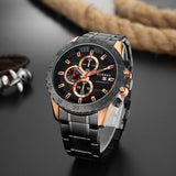 Stainless Still Mens Waterproof Sports Watch By CURREN