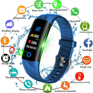 Smart Fitness Tracker Wristband Watch