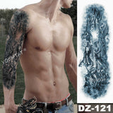 Large Arm Sleeve Tattoo Angel Wings Pigeon Jesus Waterproof Temporary Tattoo Sticker Holy Holiness Men Full Skull Totem Tattoo