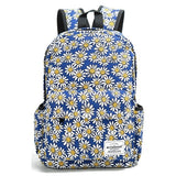 Teenager Girls and Boys Classic Floral Design  Printed Backpack For School & Travel