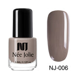 Nail Polish Fast Dry Nail Art Polish Varnish Gray  Coffee Series Glitter DIY Nails Lacquer  3.5ml