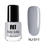 Nail Polish Fast Dry Nail Art Polish Varnish Gray  Coffee Series Glitter DIY Nails Lacquer  3.5ml