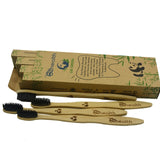 Natural Dental Care for All Family BPA Free Vegan Zero Waste Bamboo Toothbrushes Natural Organic Biodegradable