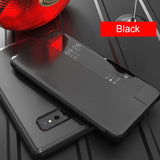 Smart View Window Flip Leather Cover Case For Samsung Galaxy S10 S9 S8 J4 J6 Plus s7 edge Note 8 Note9 A6 A7 A9 2018 Case Fundas