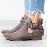 Slip-on Casual Heels  Female 2019 High Street Boot