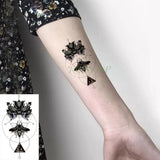 Waterproof Temporary Tattoo Sticker sun moon planet tatto flash tatoo fake tattoos for kids men women