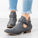 Slip-on Casual Heels  Female 2019 High Street Boot