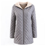 Hooded Autumn To Winter Cashmere Parka Female Coats