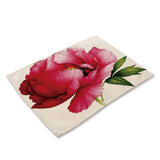 Rose Pattern Table Mat