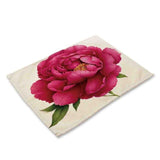Rose Pattern Table Mat