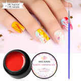 Manicure DIY UV Nail Elastic Drawing Nail Gel Polish For Ladies