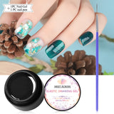 Manicure DIY UV Nail Elastic Drawing Nail Gel Polish For Ladies