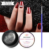 Manicure DIY UV Nail Elastic Drawing Nail Gel Polish For Ladies