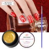 Manicure DIY UV Nail Elastic Drawing Nail Gel Polish For Ladies