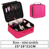 LHLYSGS Brand Cosmetic Case Suitcases Multi storey Large Professional Makeup Bag Women Beauty Storage Organizer Cosmetic Bag