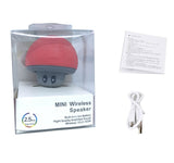 Mushroom Shaped Wireless Mini Bluetooth Audio Speaker For Room, Home and Car