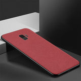 Ultra-thin Breathable Cloth Phone Case Luxury Soft Silicone Shockproof Case For Samsung Galaxy S8 S9 S10 Plus Note 8 9 Coque