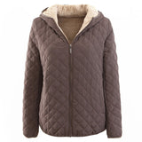 Hooded Autumn To Winter Cashmere Parka Female Coats