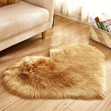 Shaggy Carpet Wool Faux Fluffy Mats Artificial Sheepskin Hairy Mat Rug