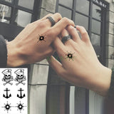 Waterproof Temporary Tattoo Sticker sun moon planet tatto flash tatoo fake tattoos for kids men women